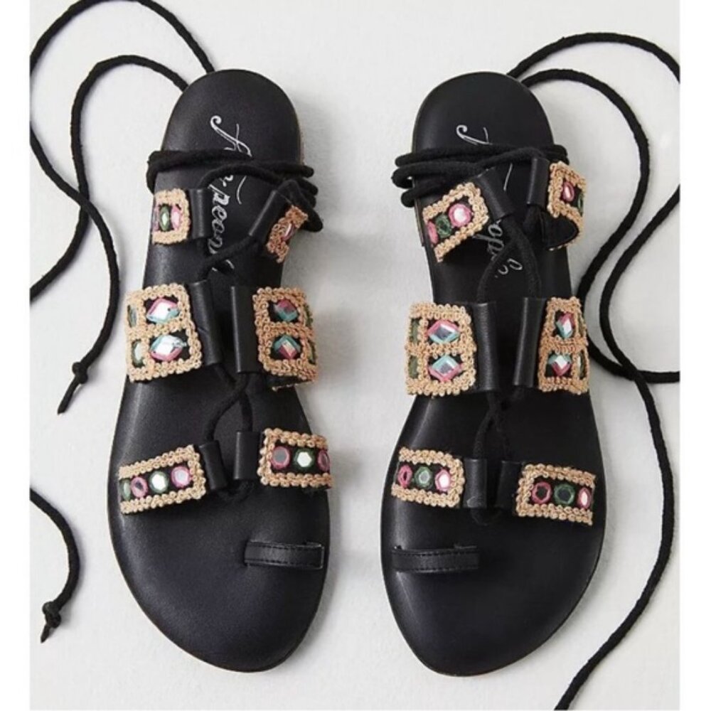 Free People  Mantra Mirror Sandal NEW Size 39.5 / US 9 According to FP.com